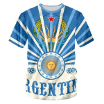 Argentina meeste T-s&auml;rgid 3D-printeriga l&uuml;hikeste varrukatega topid Hip-hop Argentina riigilipp Harajuku meeste t&auml;navar&otilde;ivad, suured T-s&auml;rgid L
