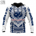 PLstar Cosmos Ameerika Samoa Kultuur 3D Prinditud Uus mood Pusad Pusad Lukuga kapuutsiga Meestele/naistele vabaaja t&auml;navar&otilde;ivad XL