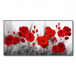 Suur abstraktne maalikunst V&auml;rviline &otilde;itsev lilleplakat L&otilde;uendimaal elutuppa seinakunst Dekoratiivsed pildid Kodukaunistus 60cm&times;120cm NoFrame