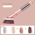 Puhastusvahendid Silikoonist n&otilde;udehari k&ouml;&ouml;gile Seebi dosaator N&otilde;udepesu Kodumajapidamises Kasulikud asjad Avaleht Muud tarvikud Vidinad roosa