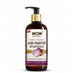 Wow Skin Science Sibuli&scaron;ampoon juuksekasvu ja juuste v&auml;ljalangemise kontrolli jaoks - 300 ml