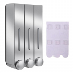 420 ml seebi dosaator seinale paigaldatav du&scaron;i seebi dosaator du&scaron;igeeli pesuaine dosaator vannitoatarvikute jaoks Triple