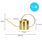1300 ml kastekann kullav&auml;rvi roostevabast terasest pott pikk tila Kodu taimepott pudeli kastmisseade lihane bonsai aiat&ouml;&ouml;riist kuld