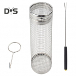 Roostevabast terasest kleepumatu kaasaskantav v&auml;lik&auml;mpingu grillrest juurviljadele, lihale kala friikartulitele