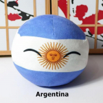 20cm Polandball Pl&uuml;&scaron;inukk Riigipall Anime L&uuml;hike T&auml;idetud Pl&uuml;&uuml;sist M&auml;nguasi Argentina