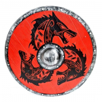 Unikaalne Viking Shield Battle Ready Viking Shield Perfect Cosplay dekoratiivne kilp