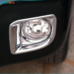 Kroomitud eesmise udutule laterna katte trimm Toyota Land Cruiser LC200 FJ200 2012 2013 2014 2015 2016 auto udutule udutule white