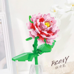 DIY ehitusklotsid Lill Tulbi Pojeng Potikimp Kodukaunistuse mudel Hariv telliskivi Laste m&auml;nguasi t&uuml;drukule Kingitus