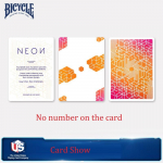Oranž Jalgratas Neoon M&auml;ngukaardid Pakk Pokker Suurus Kaardim&auml;ngud Maagilised trikid