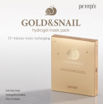 PETITFEE - Gold & Snail Hydrogel Mask Pack 5tk