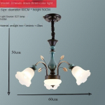 Elutuba Light Light Luksuslik keraamiline l&uuml;hter Moodne minimalistlik laevalgus Magamistuba Restoran V&otilde;rkpunane valgustus 3 headlights
