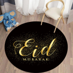 Moslemi palve Kawaii tr&uuml;kitud &uuml;mmargune vaip elutuppa Vaibad telkimine piknikumatid Flanell libisemisvastane vaip Joogamatt v&otilde;&otilde;ras asi 60cm x 60cm