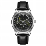 Loomingulise disainiga helendavad meeste kvartskellad Moodsad meeste k&auml;ekellad Parimad kingituseks m&otilde;eldud kell abikaasale, perele, s&otilde;brale must