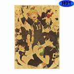 Anime Haikyuu plakat Retro j&otilde;upaberist v&otilde;rkpallipoiss prindib moodsat kodukaunistust seinamaaling seinakunst Maalimine ruumi sisekujundus Esteetiline 30x21cm