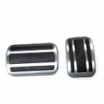 Roostevabast terasest pedaalikate DS DS 7 CROSSBACK 2018 Auto No Drilling Alumiiniumpiduri- ja gaasipedaali jaoks AT 2PCS