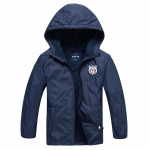 Lapsed T&uuml;drukud Poiss Talvine Paks Mantel Soe Talve Jope Hoodie Jope Parka S punane