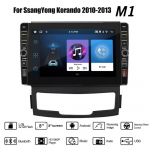 8-tolline SsangYong Korando 2010-2013 jaoks koos nupunupuga Android autoraadio multimeediumipleier Navigatsioon Stereo GPS 2 Din Carplay 2+32GB 1+32GB