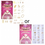 Kaelakee j&otilde;ulude loenduskalender s&otilde;rmus kaelakee k&otilde;rvar&otilde;ngad advendiloenduse kalender j&otilde;ulukinkekomplekt t&uuml;drukutele