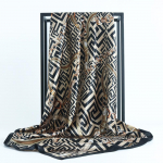 Kvaliteetsed luksuslikud siidist sallid peapael Sallid kaelasall naistele kett siidist sall naiste dekoratiivne sall 90*90cm