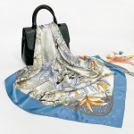 Kvaliteetsed luksuslikud siidist sallid peapael Sallid kaelasall naistele kett siidist sall naiste dekoratiivne sall 90*90cm