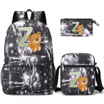 3 tk/komplekt Little Bear 26 Inglise kirjadega seljakott &otilde;pilasekott Tagasi kooli Seljakott t&uuml;drukule Kawaii &otilde;lakotti pliiatsikott