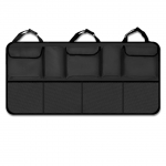 Auto pagasiruumi korraldaja reguleeritav tagaistme hoiukott V&otilde;rk, suure mahutavusega mitmeotstarbeline Oxfordi auto istme seljatoe korraldaja must