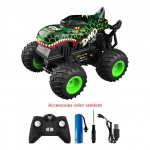 4WD RC auto LED tuledega 2,4G raadio kaugjuhtimisautod maastikujuhtimisautod veoautod poisid m&auml;nguasjad lastele roheline