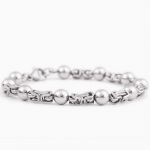 Uus retro &uuml;mmargune rauast kuulist titaanist terasest meeste unikaalne hipsteri pandlaga k&auml;ev&otilde;ru, lihtne meeste k&auml;ev&otilde;ru must