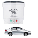 Elektriline mini-riisikeetja, kaasaskantav multikeetja auto riisikeetja 12V-1pcs white