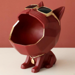 Cartoon Cat Shape Desk Hoiukorraldaja, Valet, N's Dresser Organiser punane