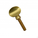 1 Piece Golden Brass Saxophone Neck Tightening Screw Woodwind Instrument Accessory 30.5 x 14.7mm