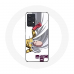 &Uuml;mbris Samsung Galaxy A32 5G Saitama One Punch Man Anime plakati jaoks