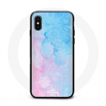 Iphone XS max &uuml;mbris Tapeet Safari roosa sinine