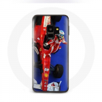 Samsung Galaxy S9 vormel 1 Fernando Alonso F1 Racing Driver punane &uuml;mbris