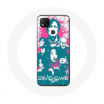 Xiaomi Redmi 9C &uuml;mbris Squid Game Plakati tegelaste logo