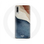 &Uuml;mbris Samsung Galaxy A50 abstraktse tekstuuriga tausta jaoks