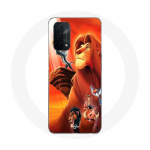 Coque pour Oppo A54 5G Le Roi Lion Simba et Mufasa