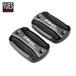 Motorcycle Accessories CNC Aluminum Brake Fluid Reservoir Cap Cover For Yamaha T Max 500 2004-2011 tmax 530 DX SX 2012- hall