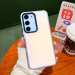 Laser-Mat Acrylic Armor p&otilde;rutuskindel telefoni&uuml;mbris Samsung Galaxy S24 Ultra A54 A14 A23 A33 A24 A52S S23 Plus FE kaitsekate For Samsung S23 valge