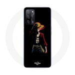 Coque - Maniacase - Oppo A55 5G - One Piece Manga Anime Luffy - Souple - Noir must