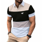 Meeste vabaajamoe l&uuml;hikeste varrukatega Slim Fit rev&auml;&auml;riga polos&auml;rk. XL