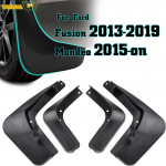 Set Molded Mud Flaps For Ford Fusion 2013- Mondeo mk5 2015-on Mudflaps Splash Guards Mud Flap Mudguards Fender Front Rear