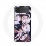 Coque Samsung Galaxy Z Flip4 blackpink group lisa jennie jisoo ros&eacute;