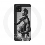 Coque Maniacase pour Samsung Galaxy A22 5G Kobe Bryant NBA black mamba mentality