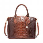 Handheld Crossbody Retro Women's Bag Multi color Crocodile Pattern Handbag