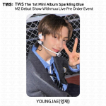 TWS 1. Mini Album Sparkling Blue M2 deb&uuml;&uuml;t show Withmuu Live Pre Tell Photocard Youngjae