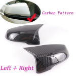 Excellent Rearview Replacement Carbon Fiber Pattern For BMW X1 F48 X2 F39 Z4 G29 1 2 series F45 F46 F52 F40 Mirror Cover caps Carbon Pattern-2pcs