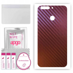apgo skin sticker film foil vinyl for the BACK compatible with Honor 8 Pro Honor V9, scratch-resistant, easy to install - Carbon Chameleon CAKA5