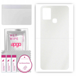 apgo Protective Skin Sticker for the back compatible with Infinix Smart 5A, Wrap Film, Foil, Vinyl - Pattern Matte Transparent