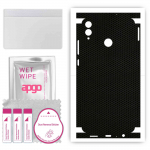 apgo Protective Skin Sticker for the back+sides compatible with Honor 8X, Full Wrap Film, Foil, Vinyl - Pattern Matrix